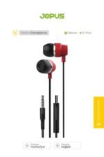 Jopus JO-K64 Bolero Universal 3.5mm Mikrofonlu Kulaklık Kırmızı Renk