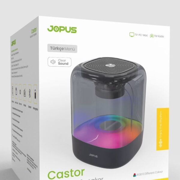 Jopus Castor Radyolu Bluetooth Hoparlör