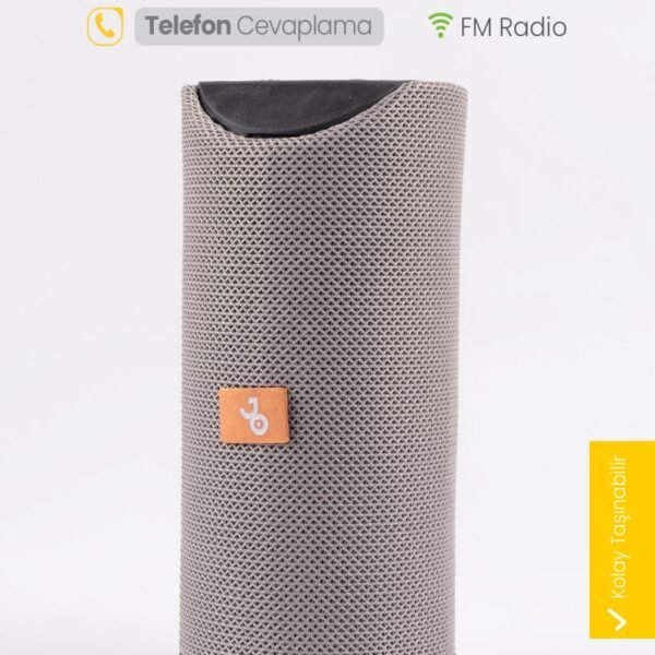 Jopus Leda Radyolu Bluetooth Hoparlör Gri Renk