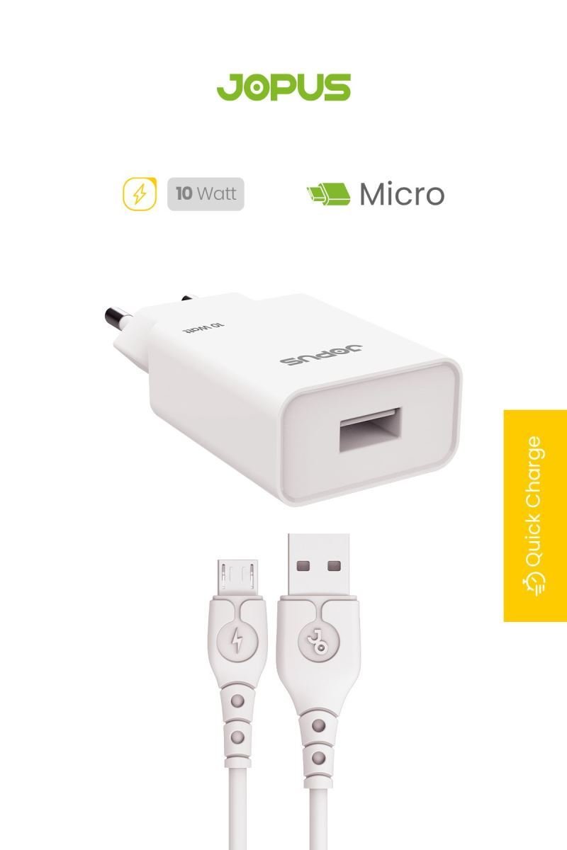 058548_2.jpg Jopus Micro JO-S05 Stable 2A 10 Watt Sarj Cihazi - Görsel 1