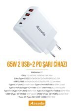 Azeada AZ-A19 65W Sarj Cihazi - Görsel 2