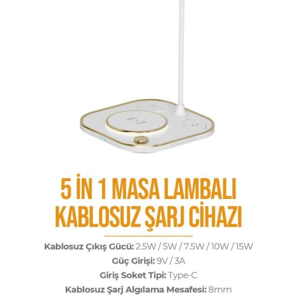 Azeada PD-X3 5in1 Magsafe 15 Watt Sarj Cihazi