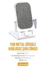 Azeada PD-W18 Wireless Magsafe 15 Watt Sarj Cihazi