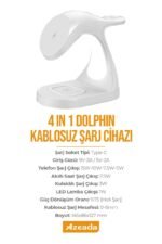 Azeada PD-W9 Wireless Magsafe 4in 1 Sarj Cihazi