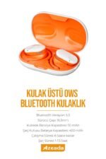 Azeada AZ-BT11 TWS Bluetooth Kulaklık Turuncu Renk