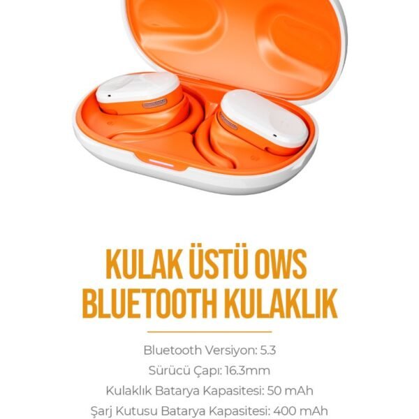 Azeada AZ-BT11 TWS Bluetooth Kulaklık Turuncu Renk