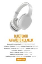 Azeada Azeada PD-BH500 Kulaküstü Bluetooth Kulaklık Beyaz Renk
