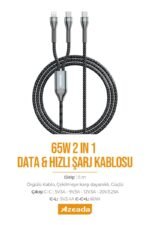 Azeada AZ-B03th 2in1 Sarj Kablosu - Görsel 5