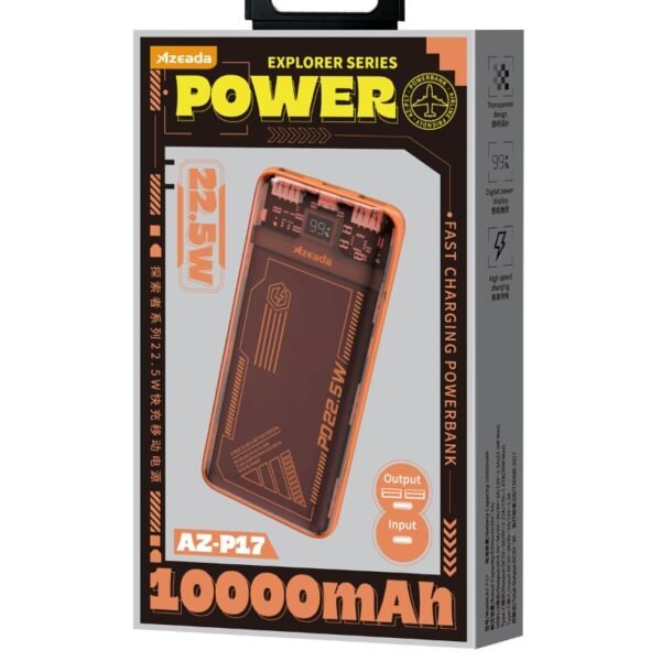 Azeada AZ-P17 22,5W 10000mAh Power Bank
