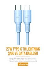 Azeada Type-C to Lightning PD-B82i 1mt 27W Data Kablosu - Görsel 5
