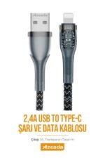 Azeada USB to Lightning PD-88i Data Kablosu - Görsel 5