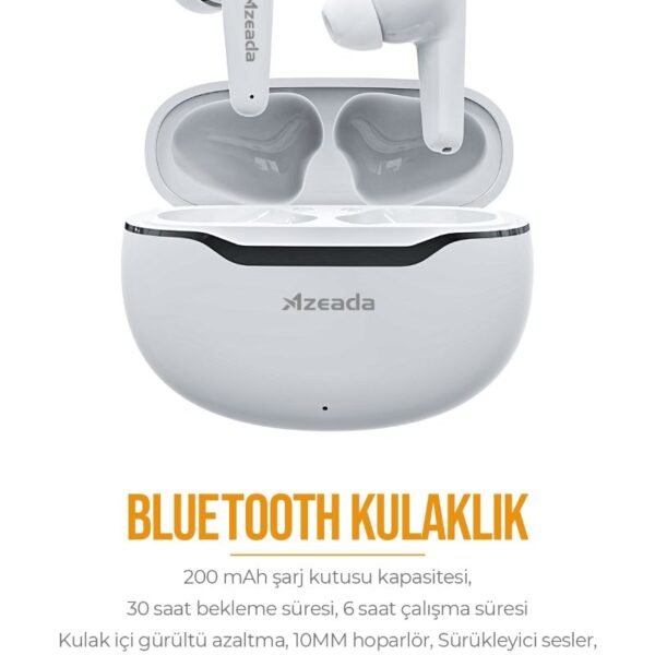 Azeada Azeada AZ-BT06 Bluetooth Kulaklık BEYAZ