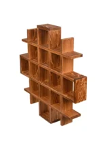 Wooden City Ahşap Dekoratif Raf Biblo Rafı Süs Eşya Rafı - Görsel 3