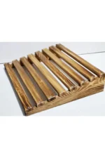 Wooden City Masa Altı Ayaklık Ahşap Ayak Yükseltici Ayak Standı Masa Doğal Ahşap Ayaklıık Eskitme