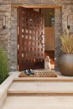 Wooden City Ahşap Paspas Ahşap Kapı Önü Paspası