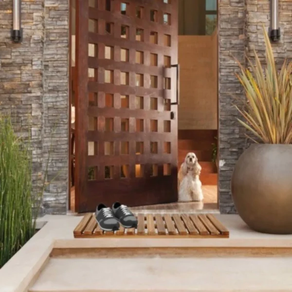 Wooden City Ahşap Paspas Ahşap Kapı Önü Paspası